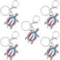 thumbnail image 1 of SandT Collection Puerto Rico Metal Turtle Keychain, 1 of 4