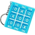 thumbnail image 1 of SandT Collection Tic Tac Toe Metal Keychain Keyring Holder Backpack Charm - Blue, 1 of 5