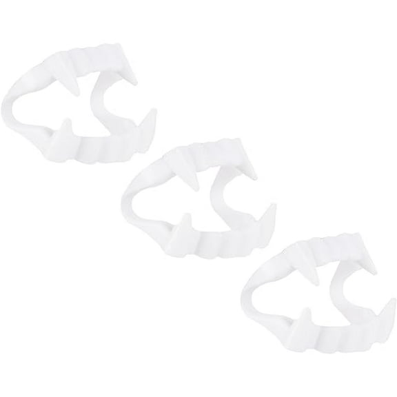 SandT Collections Plastic Teeth Fangs-Perfect for Costume, Funny Dress-Up for Adult Unisex