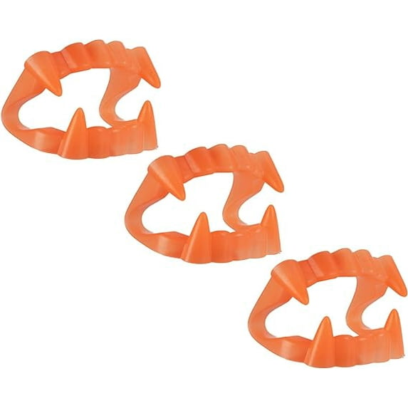 SandT Collections Plastic Teeth Fangs-Perfect for Costume, Funny Dress-up for Adult Unisex