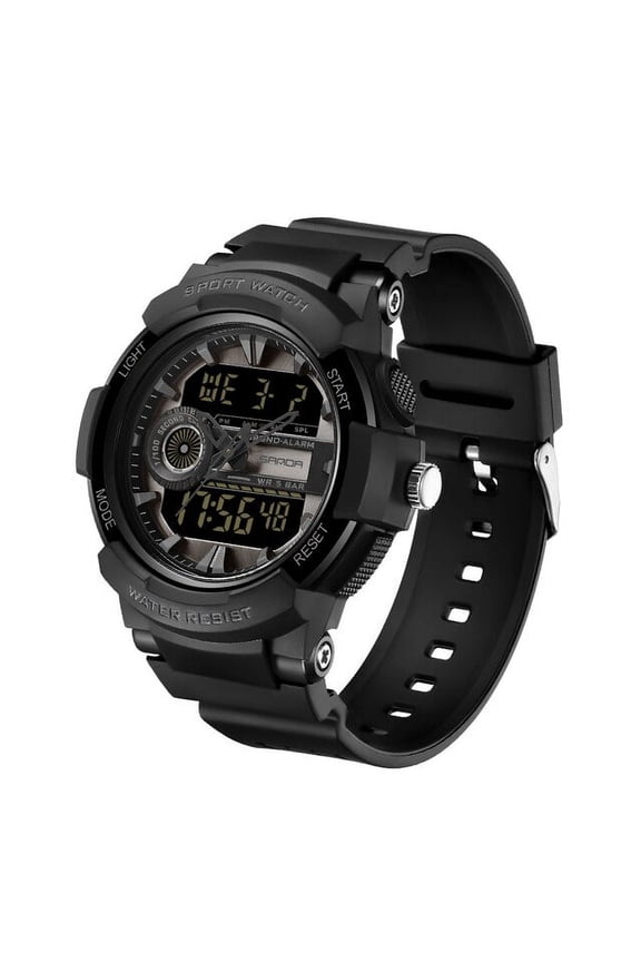 2022 New Sports Men's Watches Top Brand Dual Display Watch 50m Waterproof Wristwatch For Male Clock Relogio Masculino 6082 - Quartz Wristwatches - AliExpress