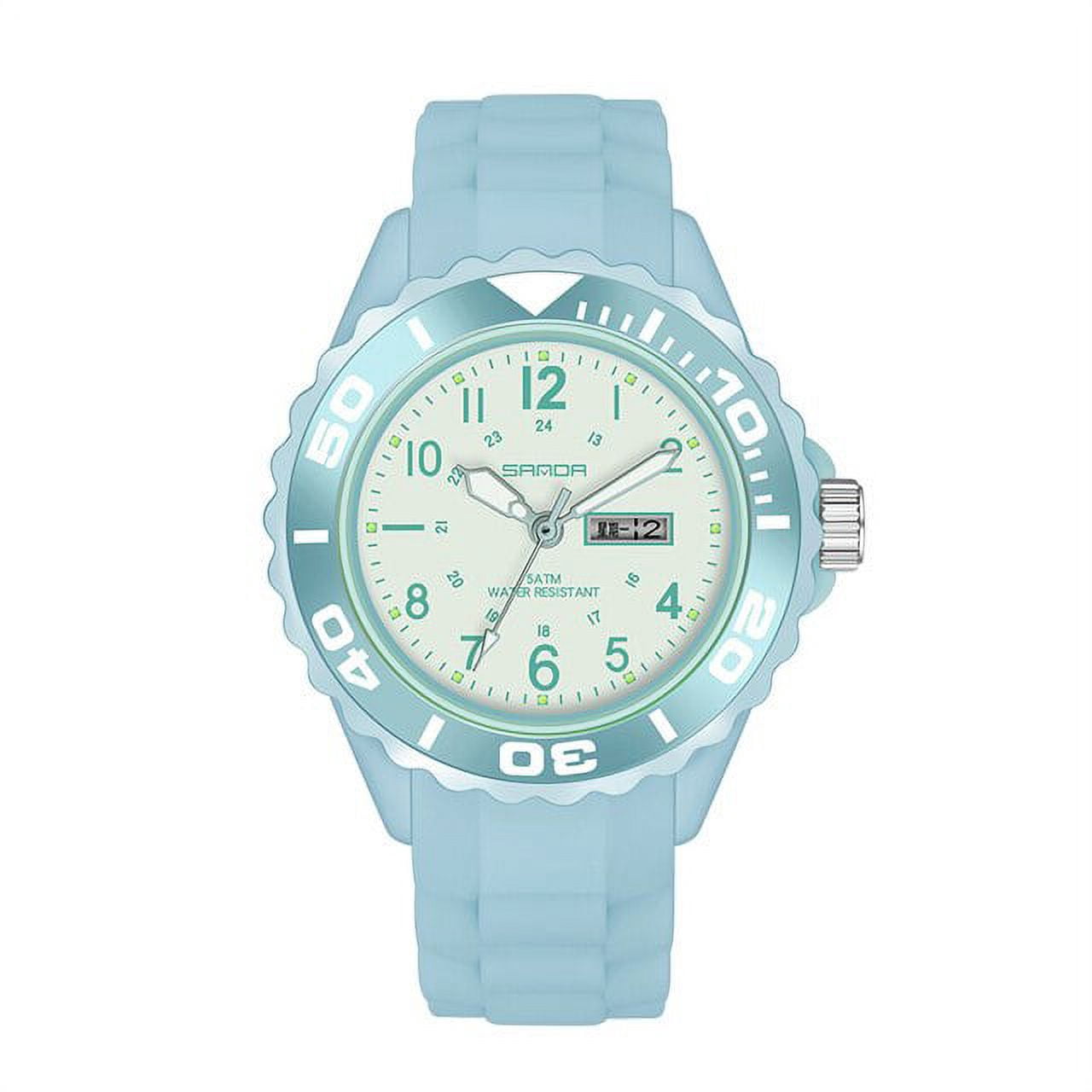 Sanda Fashion Watch Women Casual Silicone Waterproof Quartz Women Watches Female Gift For Women Clock Relogio Feminino P1053 - Quartz Wristwatches