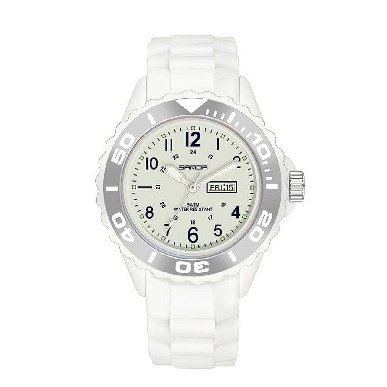 Sanda Fashion Watch Women Casual Silicone Waterproof Quartz Women Watches Female Gift For Women Clock Relogio Feminino P1053 - Quartz Wristwatches
