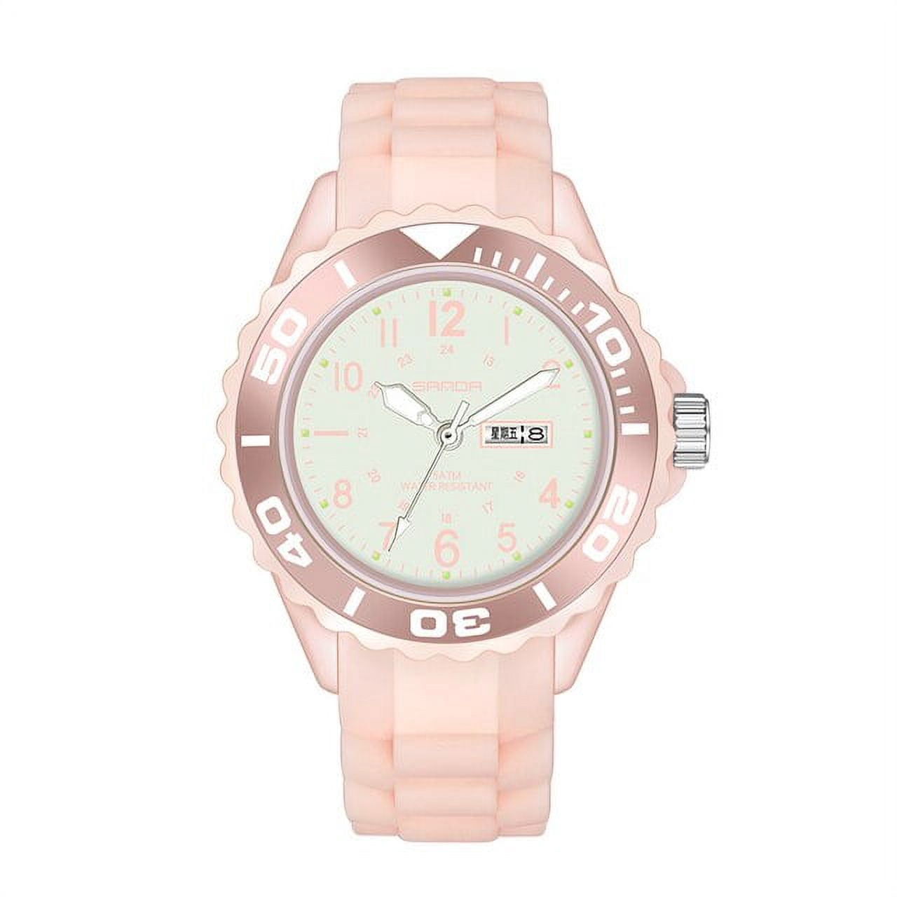 Sanda Fashion Watch Women Casual Silicone Waterproof Quartz Women Watches Female Gift For Women Clock Relogio Feminino P1053 - Quartz Wristwatches