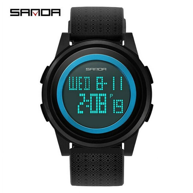 Sanda Fashion Women Sports Watches Waterproof Ladies Ultra Thin Led Digital  Watch Swimming Diving Hand Clock Montre Femme 337 - Digital Wristwatches