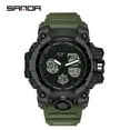 thumbnail image 1 of Sanda Men's Watches Sports Outdoor Waterproof Military Wrist Watch Date Multi Function Tactics LED Alarm Stopwatch, 1 of 5