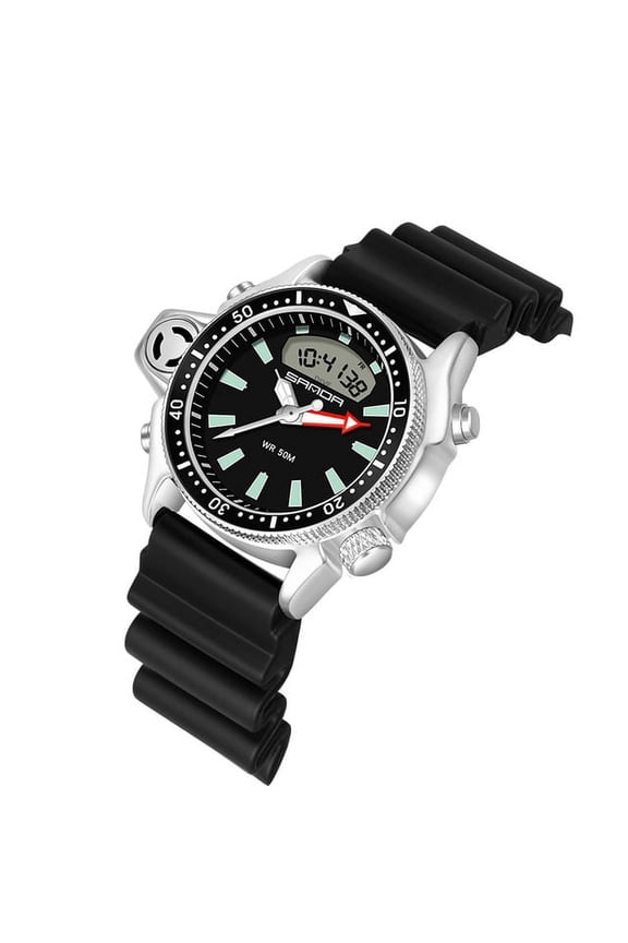 New Fashion Sport Men's Watch Casual Style Watches Men Military Quartz Wristwatch Diver S Shock Man Relogio Masculino 3008 - Quartz Wristwatches