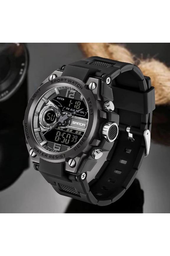 Top Brand Men's Watches Sports Quartz Watch 5atm Waterproof Military Digital Watches S Shock Male Clock Relogios Masculino - Quartz Wristwatches