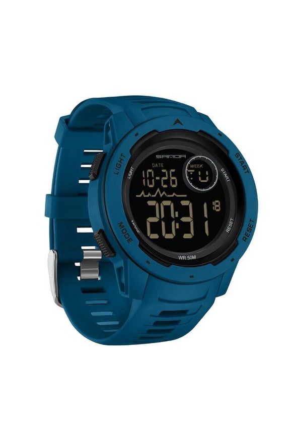 Top Brand Sports Men Watches Fashion Countdown Waterproof Led Digital Watch Man Military Wristwatch Relogio Masculino 2125 - Digital Wristwatches