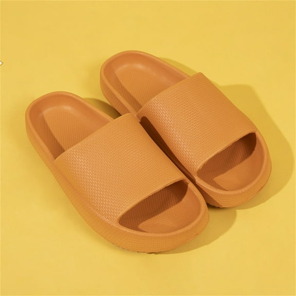 Sandal Women Slippers Sandals Women With Comfortable Indoor And Outdoor Sandals Flat Sports Slippers (6.5, Orange)