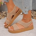 thumbnail image 1 of Sandal for Women Oofos Slides Fashion Women Casual Round Head Sandals Comfy Beach Casual Shoes Yellow, 1 of 9