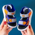 thumbnail image 1 of Sandals Breathable Boys Sandals For Kids Casual Summer Shoes For Toddlers And Children Blue 5-5.5 Years, 1 of 9
