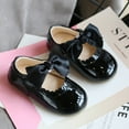 thumbnail image 1 of Sandals on Clearance Toddler Shoes Baby Girls Cute Fashion Bow Hollow Out Non-slip Small Leather Princess Shoes,Black Sandals For Kids Size 12-15 Months, 1 of 6