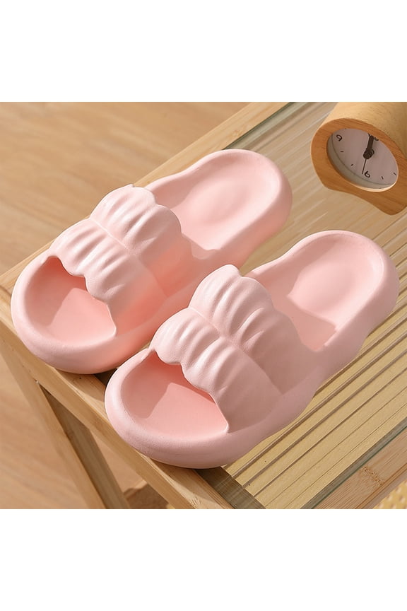 Sandals Cloud Slippers for Women, Pillow House Slippers Shower Shoes Indoor Slides Bathroom Sandals, Ultimate Comfort, Lightweight, Thick Sole, Non-Slip, Easy to Clean
