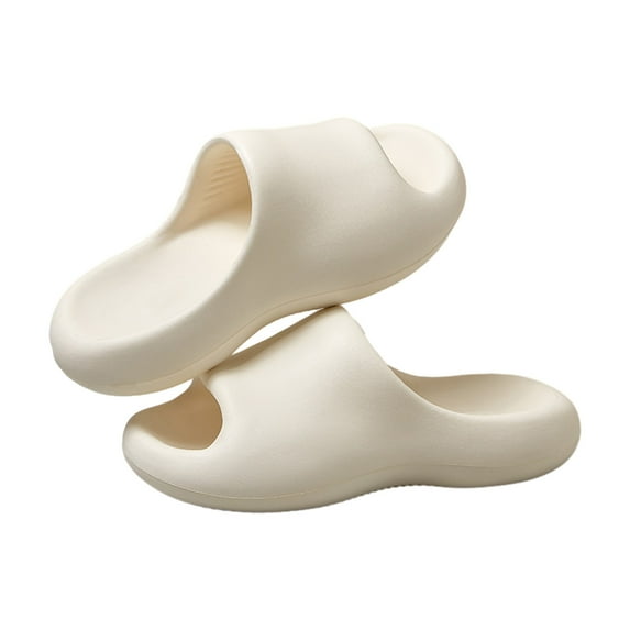 HWRETIE Breathable Slide Sandals for Indoor and Outdoor - Slippers Female Summer Indoor Home Dormitory Bathroom Shoes Non-Slip Soft Bottom Couple Slippers Male Cool Drag