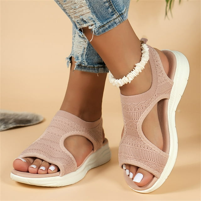 Sandals For Women Fashion Orthotic Flip Flops Ladies Slip On Orthopedic Slippers With Arch Support
