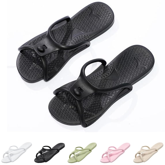 Sandals Men Ndbuld Men's Fashionable Casual Flop Travel Portable Folding Shoes Spring And Summer Beach Soft-Soled Slippers