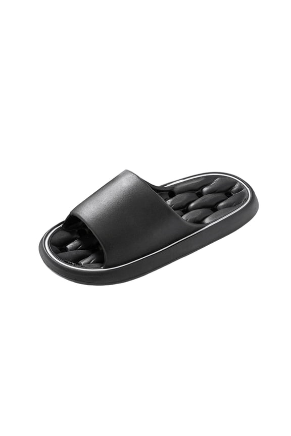 Sandals Quick Drying Bathroom Slippers Lightweight Soft Non Slip Slides Shoes Unisex Slides Sandals Soft Thick Sole Non-Slip Pillow Sandals