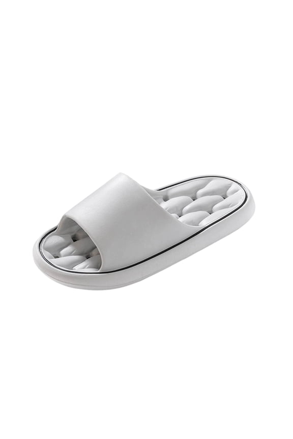 Sandals Quick Drying Bathroom Slippers Lightweight Soft Non Slip Slides Shoes Unisex Slides Sandals Soft Thick Sole Non-Slip Pillow Sandals