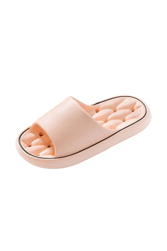 Sandals Quick Drying Bathroom Slippers Lightweight Soft Non Slip Slides Shoes Unisex Slides Sandals Soft Thick Sole Non-Slip Pillow Sandals