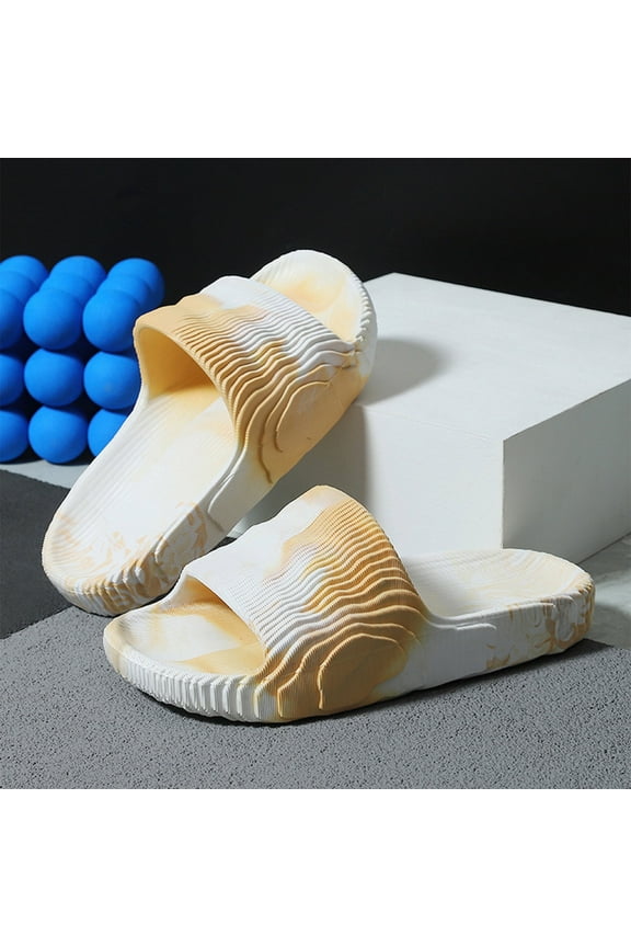 Sandals for Women Cloud Slippers for Women, Pillow House Slippers Shower Shoes Indoor Slides Bathroom Sandals, Ultimate Comfort, Lightweight, Thick Sole, Non-Slip, Easy to Clean