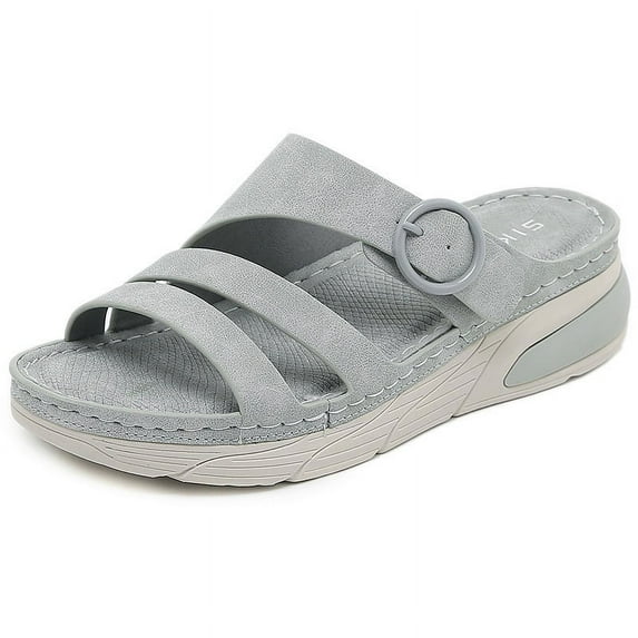 Sandals Women Dressy Summer Wedge Sandals for Womens Comfortable Platform Shoes A8