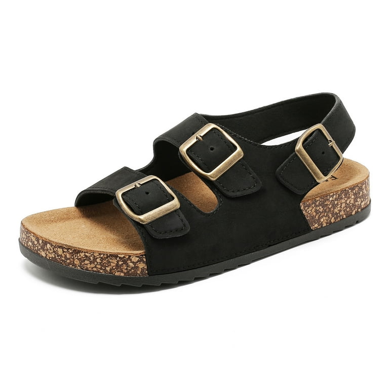 Sandals For Women With Soft Cork Footbed, Mens Slip On Clog Mules