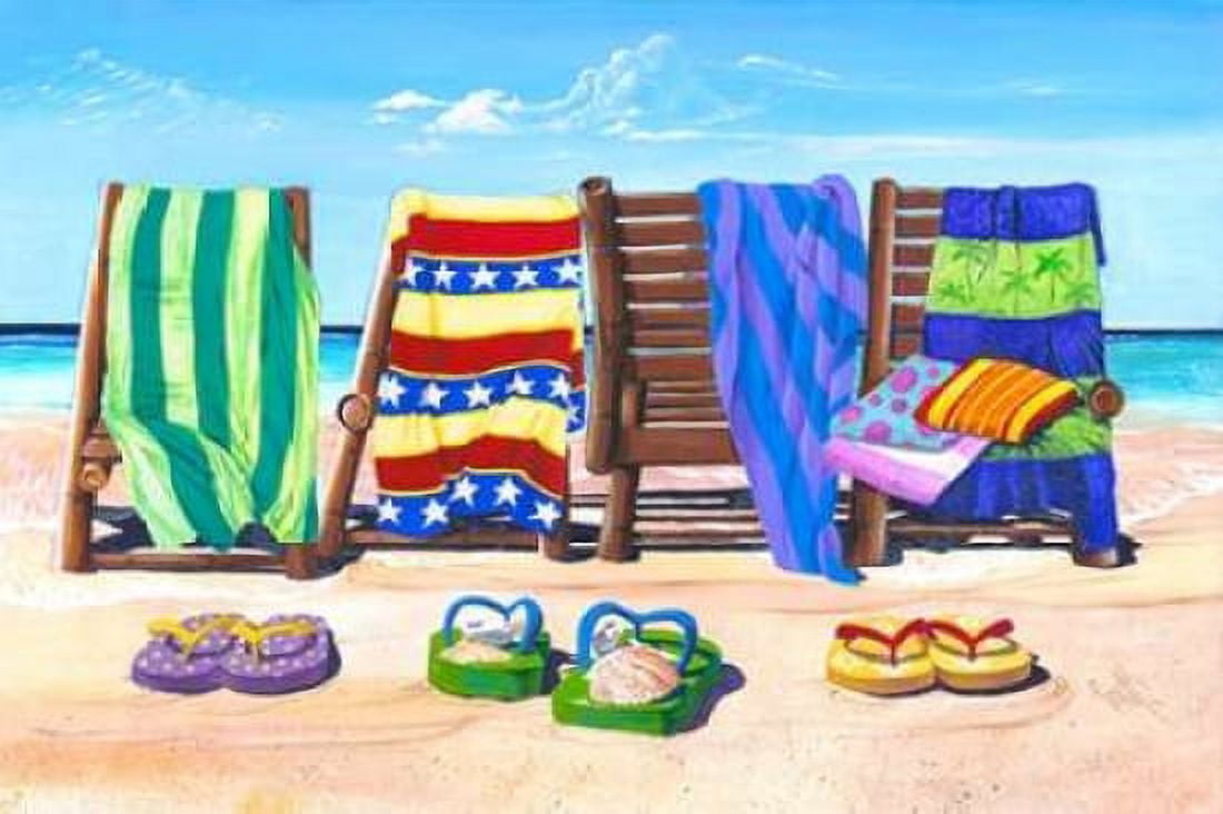 Sandals and Seats Canvas Art - Scott Westmoreland (12 x 18)