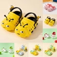 thumbnail image 1 of Sandals for Boys Boys Soft Breathable Lightweight Summer Clog Sandals Indoor Outdoor Slippers for Kids Yellow 6-12 Months, 1 of 4