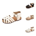 thumbnail image 1 of Sandals for Girls and Kids Shoes Children Open-Toed Princess Beach Shoes Soft-Soled Non- Summer Footwear, 1 of 3