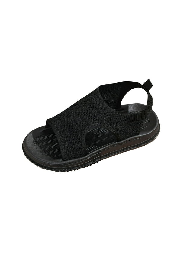 Sandals for Woman Womens Oofos Flip Flops Ndbuld Fashion Women Casual Round Head Comfy Sandals Beach Casual Sandals Shoes Black