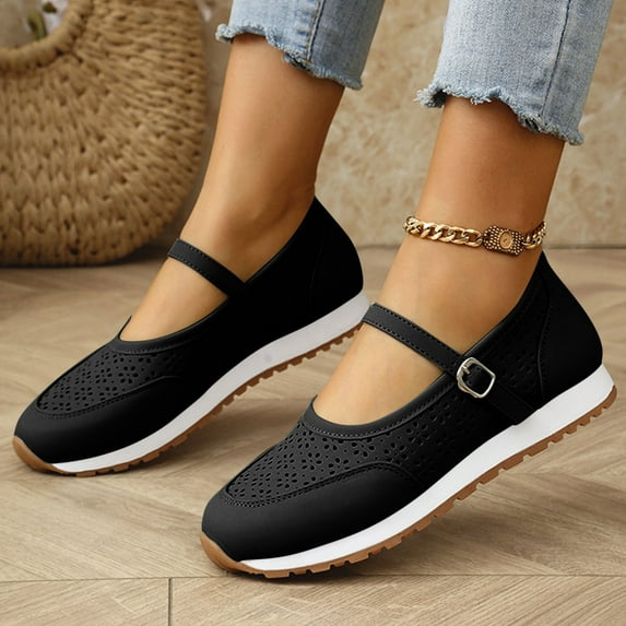 Sandals for Women Fashion Casual Summer Style Solid Color Shallow Buckle Fashionable And Comfortable Shoes Sandals
