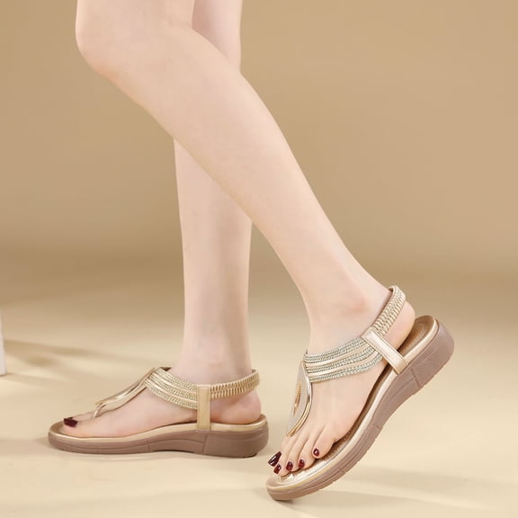 Sandals for Women Oofos Sandals Women's Fashion Casual Home Comfortable Light Fish Mouth Sandals Beige