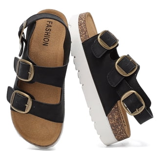 Comfort Step Women’s Open-Toe Slide Sandals in Dark Brown Women main image 2