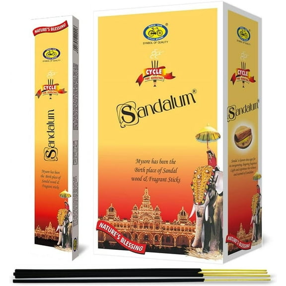 Sandalum Incense Sticks, 240 Sticks 9" Inch Agarbatti Sticks 20 Sticks/Pack