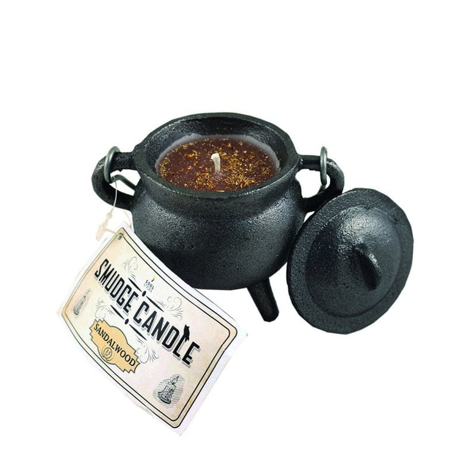 Soul Sticks Cast Iron Cauldron Smudge Candle - Thumbnail 2