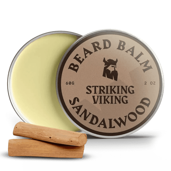 Striking Viking Sandalwood Beard Balm for Men