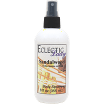 Sandalwood Body Spray, Eclectic Lady, Hydrating Mist, Unisex, 16 oz