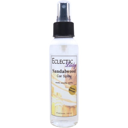 Sandalwood Car Spray (Double Strength), 4 ounces