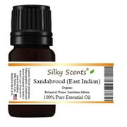 Sandalwood (East Indian) Organic Essential Oil (Santalum Album) 100% Pure and Natural - 5 ML
