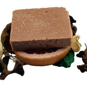 Sandalwood, Handcrafted Soap, sandalwood are expertly polished, Moisturizing Bar Soap For Men (1 Pack)