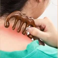 thumbnail image 1 of Sandalwood Massage Comb Five-Tooth Handleless Wooden Comb Blood Circulation Smooth Hair Mother's Day Gift, 1 of 7