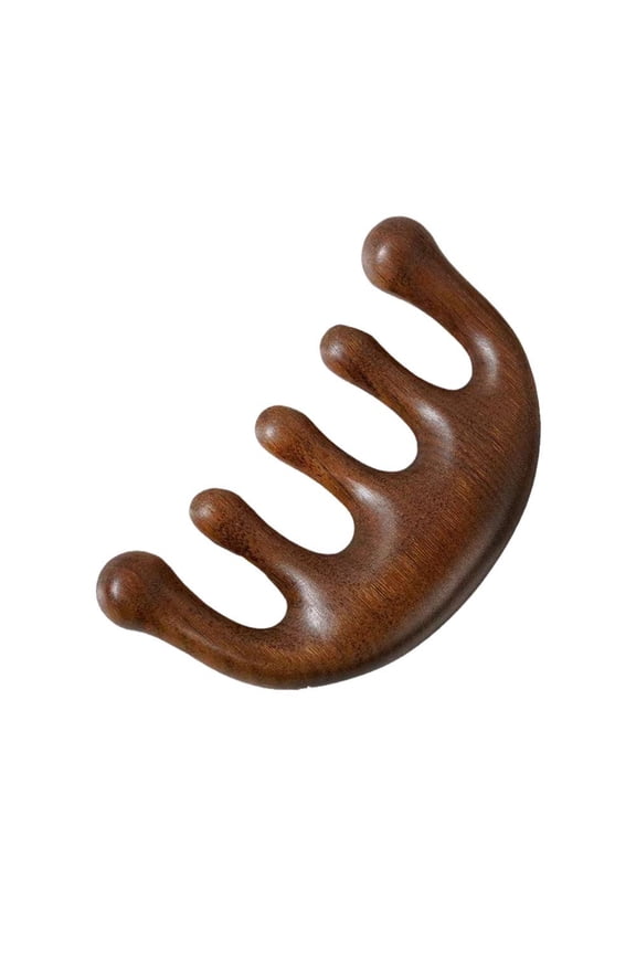 Sandalwood Massage Comb Head Meridian Massage Comb Dre SNX Scalp Scraping