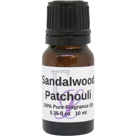 Sandalwood Patchouli Fragrance Oil by Eclectic Lady, 10 ml, Premium Grade Fragrance Oil