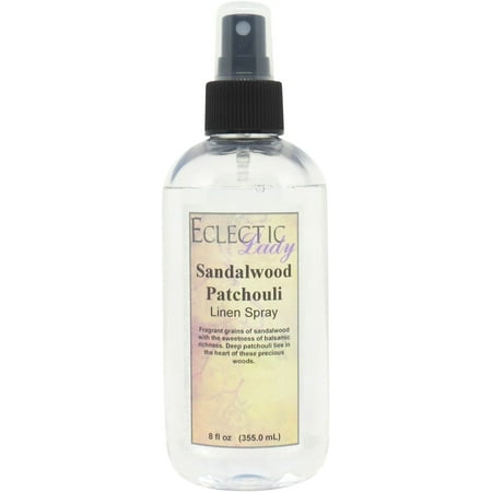 Sandalwood Patchouli Linen Spray, 8 ounces