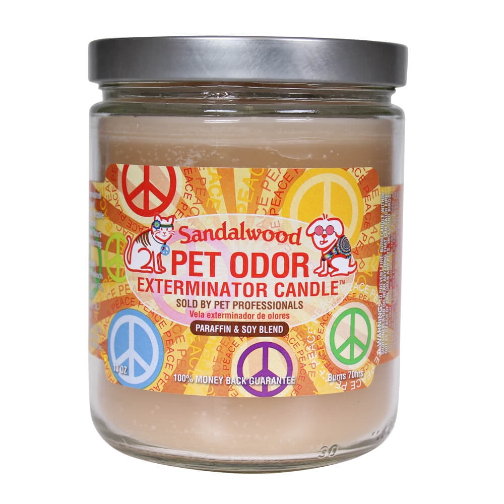 Sandalwood Pet Odor Exterminator Candle, 13 oz