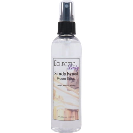 Sandalwood Room Spray by Eclectic Lady, 4 Ounces, Fragrant Aromatic Room Mist For Home, Room, Office