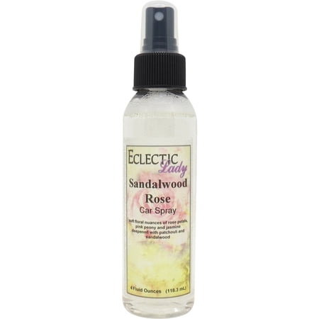 Sandalwood Rose Car Spray, 4 ounces