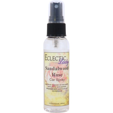 Sandalwood Rose Car Spray (Double Strength), 2 ounces