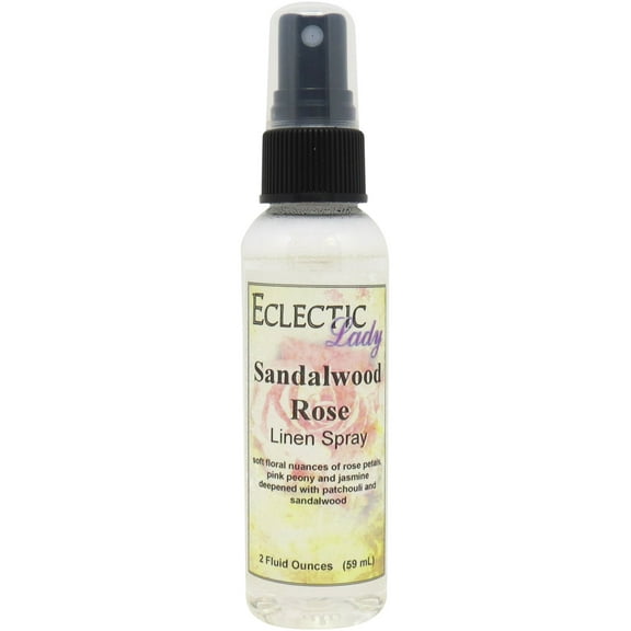 Sandalwood Rose Linen Spray (Double Strength), 4 ounces